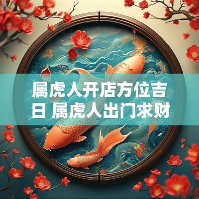 属虎人开店方位吉日 属虎人出门求财吉日
