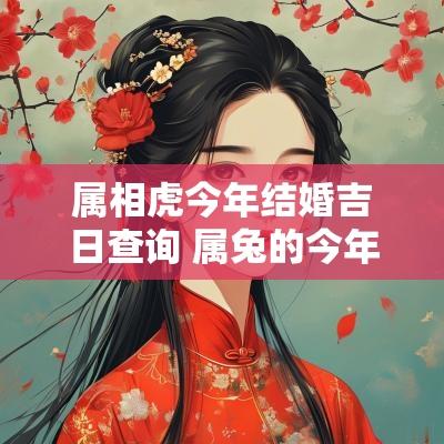 属相虎今年结婚吉日查询 属兔的今年结婚吉日查询