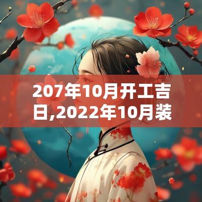 207年10月开工吉日,2025年10月装修开工吉日