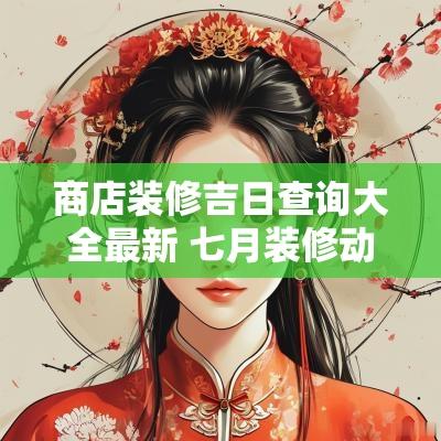 商店装修吉日查询大全最新 七月装修动工最佳吉日查询