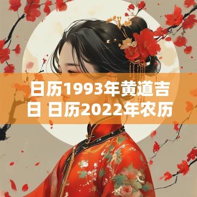 日历1993年黄道吉日 日历2025年农历表黄道吉日
