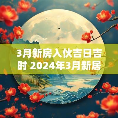 3月新房入伙吉日吉时 2025年3月新居入宅吉日吉时