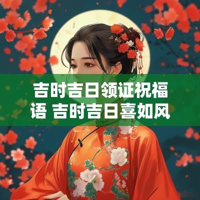 吉时吉日领证祝福语 吉时吉日喜如风的祝福语