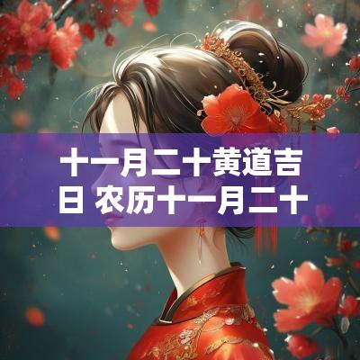 十一月二十黄道吉日 农历十一月二十是黄道吉日吗