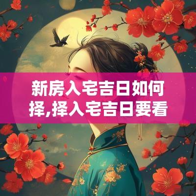 新房入宅吉日如何择,择入宅吉日要看房子坐向吗