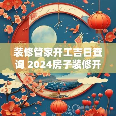 装修管家开工吉日查询 2025房子装修开工吉日查询表