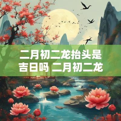 二月初二龙抬头是吉日吗 二月初二龙抬头适合结婚吗