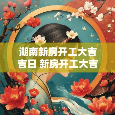 湖南新房开工大吉吉日 新房开工大吉祝福语 简短
