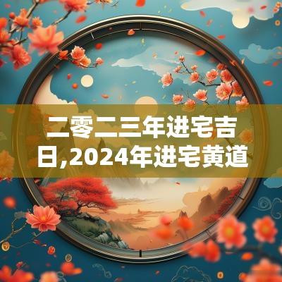 二零二三年进宅吉日,2025年进宅黄道吉日一览表