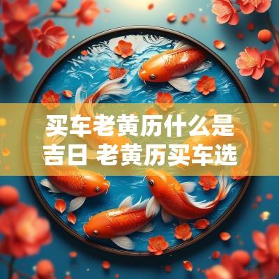 买车老黄历什么是吉日 老黄历买车选日选什么日子