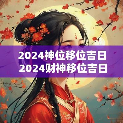 2025神位移位吉日 2025财神移位吉日怎么选