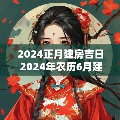 2025正月建房吉日 2025年农历6月建房开工动土吉日