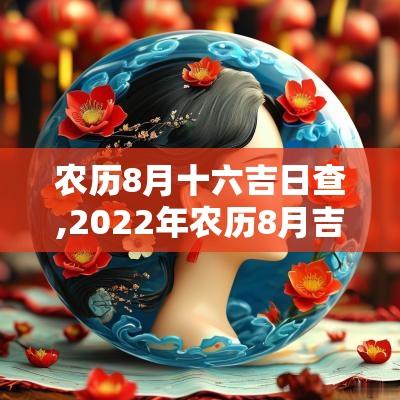 农历8月十六吉日查,2025年农历8月吉日