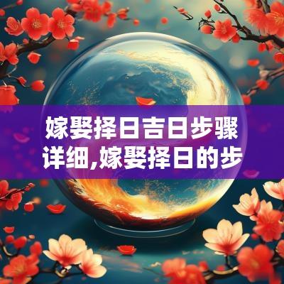 嫁娶择日吉日步骤详细,嫁娶择日的步骤与方法