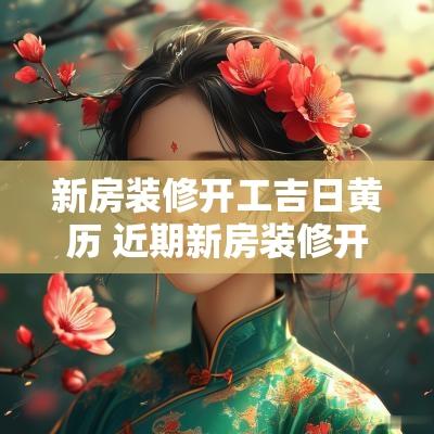 新房装修开工吉日黄历 近期新房装修开工吉日