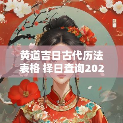 黄道吉日古代历法表格 择日查询2025年8月12日黄道吉日查询表格