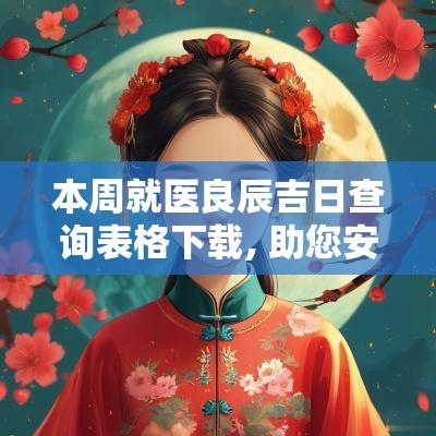 本周就医良辰吉日查询表格下载, 助您安排健康计划