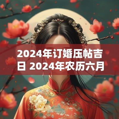 2025年订婚压帖吉日 2025年农历六月订婚的吉日是那天好