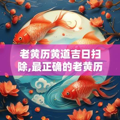老黄历黄道吉日扫除,最正确的老黄历看日子和黄道吉日