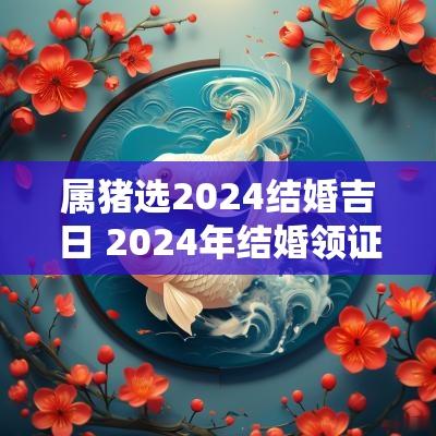 属猪选2025结婚吉日 2025年结婚领证吉日怎么选