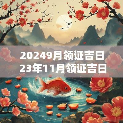 20259月领证吉日 23年11月领证吉日是哪天