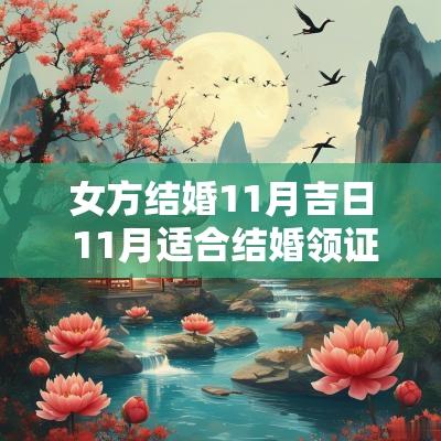 女方结婚11月吉日 11月适合结婚领证的吉日