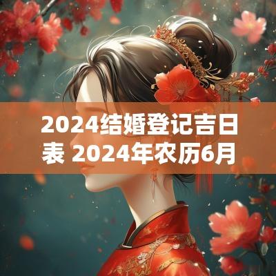 2025结婚登记吉日表 2025年农历6月最佳登记结婚吉日