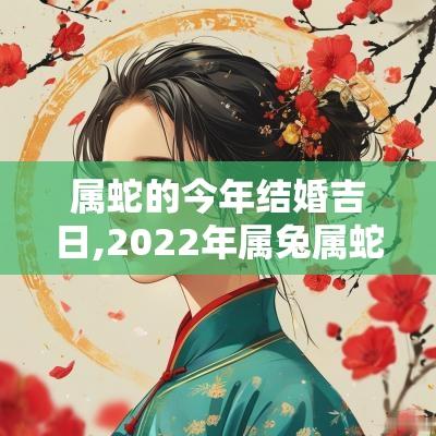 属蛇的今年结婚吉日,2025年属兔属蛇结婚吉日