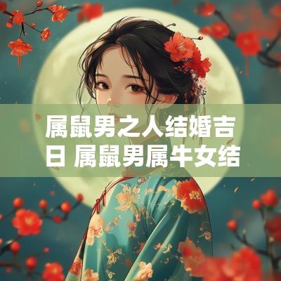 属鼠男之人结婚吉日 属鼠男属牛女结婚吉日