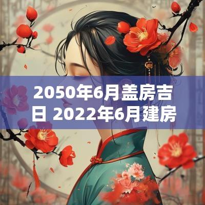 2050年6月盖房吉日 2025年6月建房开工动土吉日