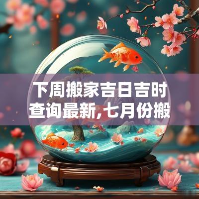 下周搬家吉日吉时查询最新,七月份搬家吉日吉时查询表