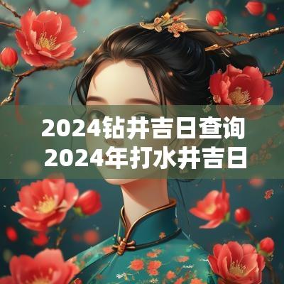 2025钻井吉日查询 2025年打水井吉日查询