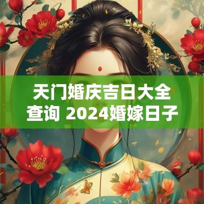 天门婚庆吉日大全查询 2025婚嫁日子表结婚吉日查询