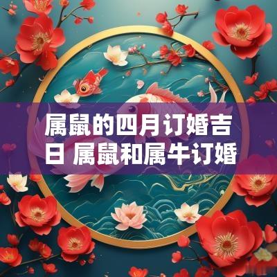 属鼠的四月订婚吉日 属鼠和属牛订婚吉日