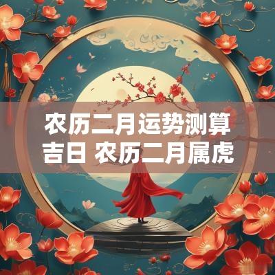 农历二月运势测算吉日 农历二月属虎的运势