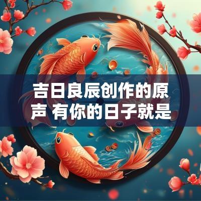 吉日良辰创作的原声 有你的日子就是我想过的日子