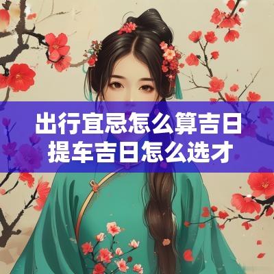 出行宜忌怎么算吉日 提车吉日怎么选才好 最佳黄道吉日怎么算