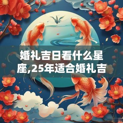 婚礼吉日看什么星座,25年适合婚礼吉日