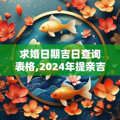 求婚日期吉日查询表格,2025年提亲吉日查询表