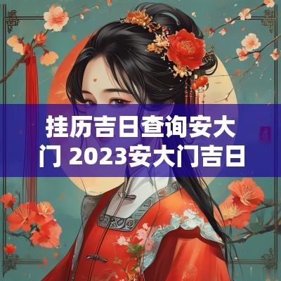 挂历吉日查询安大门 2025安大门吉日查询农历