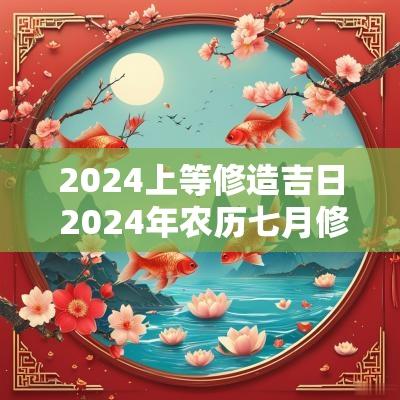 2025上等修造吉日 2025年农历七月修造吉日