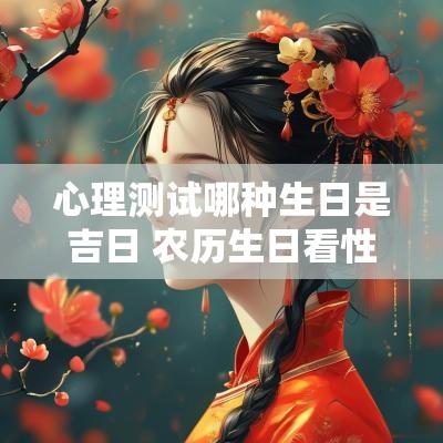 心理测试哪种生日是吉日 农历生日看性格