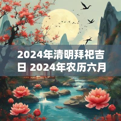 2025年清明拜祀吉日 2025年农历六月十八日是吉日吗为什么