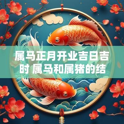 属马正月开业吉日吉时 属马和属猪的结婚择吉月吉日吉时