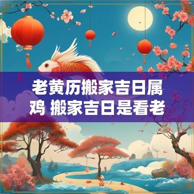 老黄历搬家吉日属鸡 搬家吉日是看老黄历还是看生辰八字
