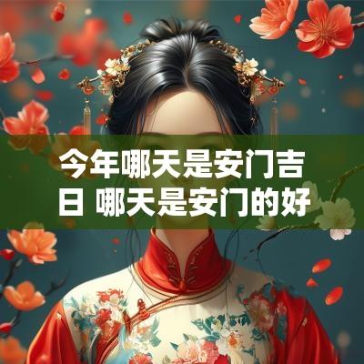 今年哪天是安门吉日 哪天是安门的好日子