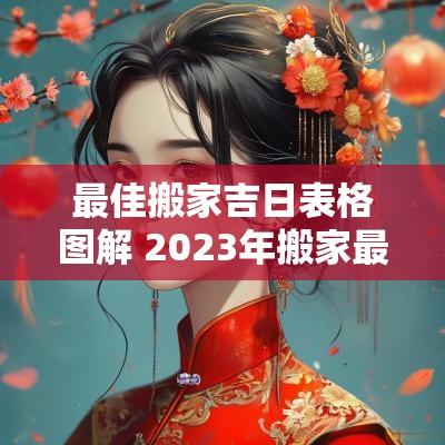最佳搬家吉日表格图解 2025年搬家最佳的吉日