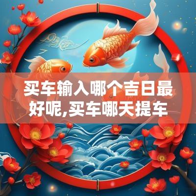 买车输入哪个吉日最好呢,买车哪天提车吉日最好