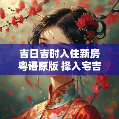 吉日吉时入住新房粤语原版 择入宅吉日要看房子坐向吗 吉日吉时入住新房粤语原版 择入宅吉日要看房子坐向吗
