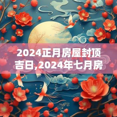 2025正月房屋封顶吉日,2025年七月房屋封顶吉日